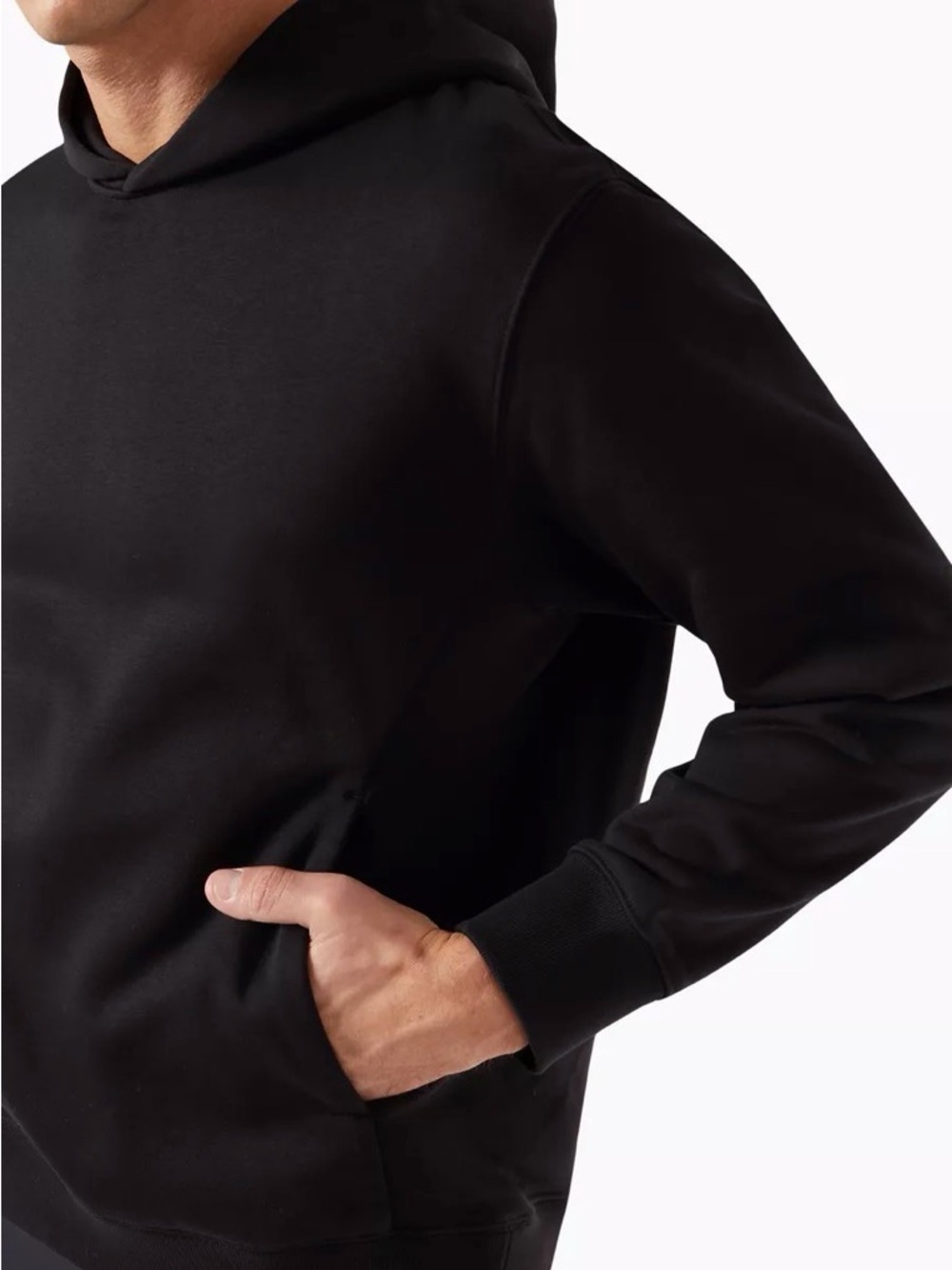 Theory Men's Black Tech Hoodie